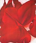 Red Canvas Paintings - Red Cannas